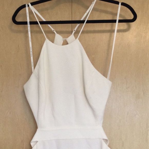 Halston Heritage Cutout Back Halter Gown - Picture 3 of 10